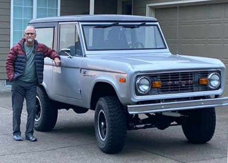 Mike Klein's 1972 Ford Bronco will be one of the auction items. Submitted Photo
