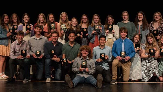 The Cascade High School Academic Excellence group, who all had GPAs of 4.0 or above.