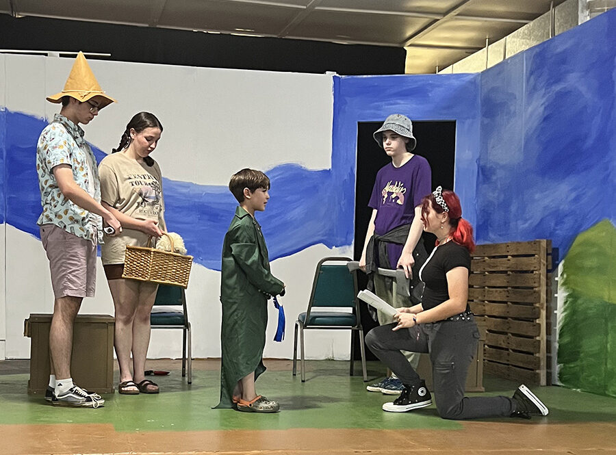 Spotlight Community Theatre’s The Wizard of Oz, in rehearsals.