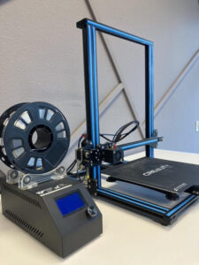 Cyber Nerdz’s in-house 3D printer.   