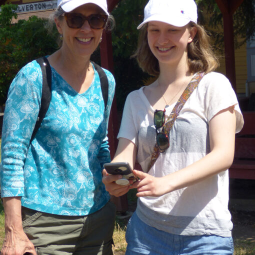 Denise and Carina Leland enjoy sharing geocaching adventures