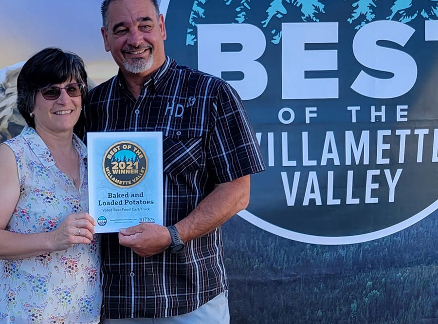 Amy and Ken Carey’s Spud Bus won the 2021 Best of Willamette Valley award. SUBMITTED PHOTO