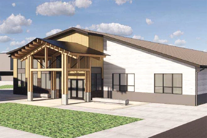 Concept artwork for the new classrooms at Santiam Junior / Senior High School. Submitted Image