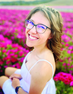 Stayton High valedictorian, Hope Bridge.