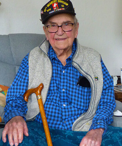 Vernon Staley will turn 100 on March 26. Submitted Photo