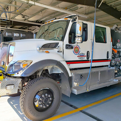 The new type 3 engine at Sublimity Fire District. James Day