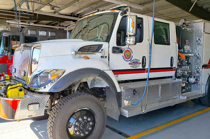 The new type 3 engine at Sublimity Fire District. James Day