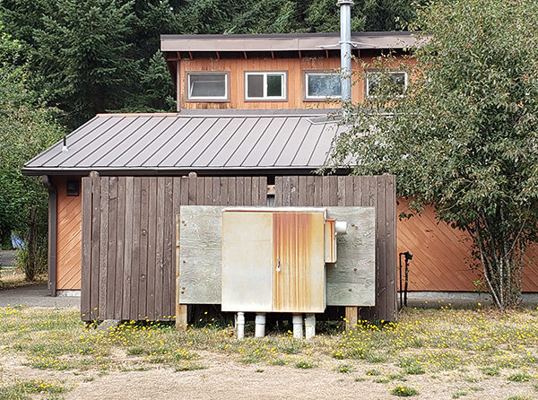 The B Loop restroom at the Silver Falls State Park campground. The outdated, 1970s style facility will be replaced in state-bond funded work that will continue into next spring. James Day
