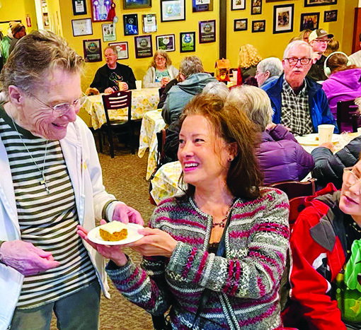 Diners at the Covered Bridge Cafe’s annual Community Dinner. Courtesy Cari Sessums