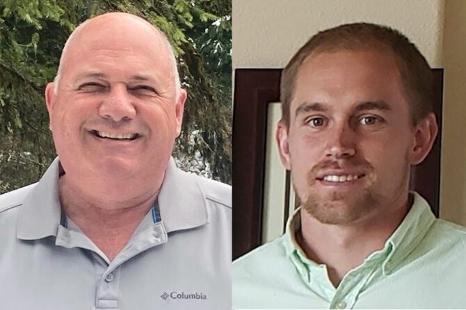 Steve Sims and Luke Bauer