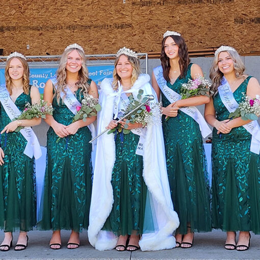 2024 Royal Court at the Linn County Lamb and Wool Fair in Scio. Submitted Photo