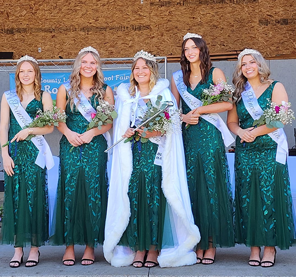 2024 Royal Court at the Linn County Lamb and Wool Fair in Scio. Submitted Photo