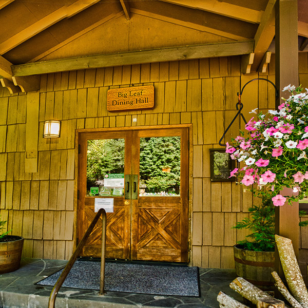 Big Leaf dining hall.