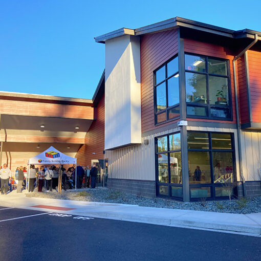 The new home of Doris’s Place on East Santiam Street.